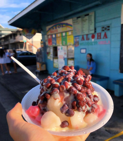 Waiola Shave Ice（ワイオラシェイブアイス）　あずき
